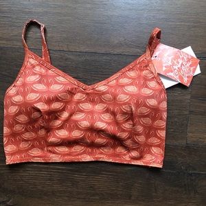 Kortnie Jean Swans v-neck top